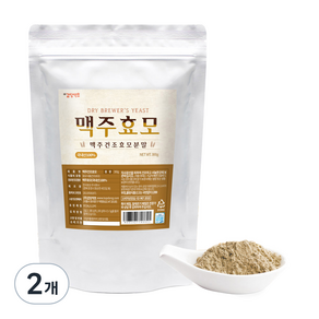 갑당약초 국내산 맥주건조효모 분말, 2개, 300g