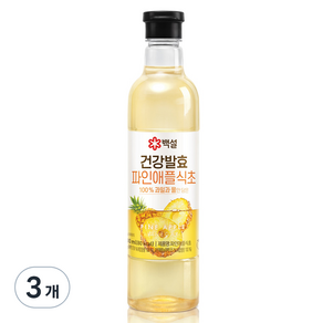 백설 100% 건강발효 파인애플 식초, 800ml, 3개