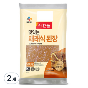 재래식 된장, 2개, 500g