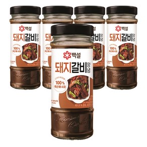 백설 돼지갈비양념, 500g, 5개