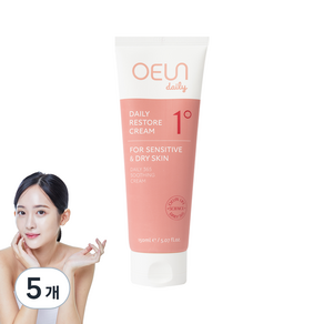 오은 데일리 리스토어 크림, 150ml, 5개