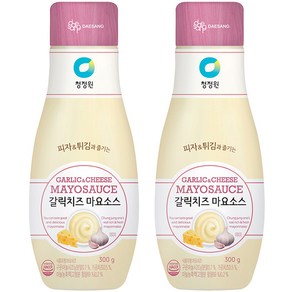 청정원 갈릭치즈 마요소스, 300g, 2개