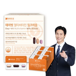 네이처드림 데이빗 멀티비타민 밀크씨슬 2.5g x 30p 세트, 30회분, 1개