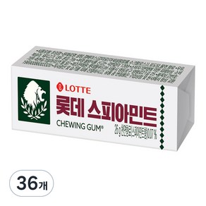 롯데제과 스피아민트 껌, 26g, 36개