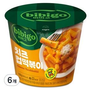 비비고 치즈 컵떡볶이, 108g, 6개