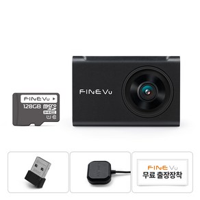 파인뷰 와이파이 전후방 FHD 차량용 블랙박스 X6 NEW, 128GB, 무료장착쿠폰 + GPS 안테나 + 와이파이동글