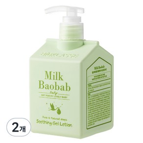 비오클라쎄 밀크바오밥 베이비 수딩 젤 로션, 250ml, 2개