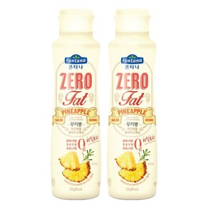 폰타나 저칼로리 무지방 파인애플 드레싱, 230g, 2개