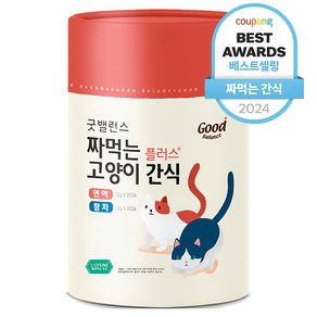 굿밸런스 고양이 짜먹는 간식 플러스 60p, 혼합맛(연어/참치), 720g, 1개