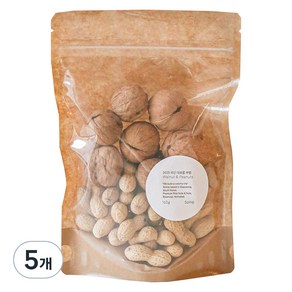 유명산지 정월대보름 국산 부럼 피호두 80g + 피땅콩 80g, 160g, 5개