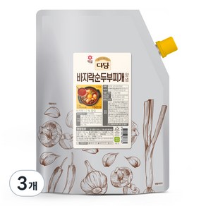 다담 순두부찌개양념, 2kg, 3개