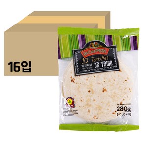 라카나스타 미션푸드 밀 또띠아 15cm 10p, 280g, 16개