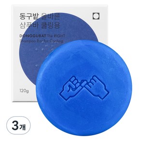 동구밭 올바른 샴푸바 쿨링용, 120g, 3개