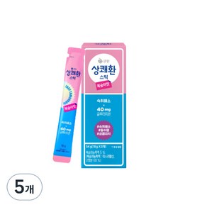 큐원 상쾌환 스틱 복숭아맛 3p, 54g, 5개