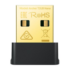 티피링크 AC600 듀얼 밴드 Wi-Fi 블루투스 4.2 USB 랜카드, Ache T2UB Nano, 1개