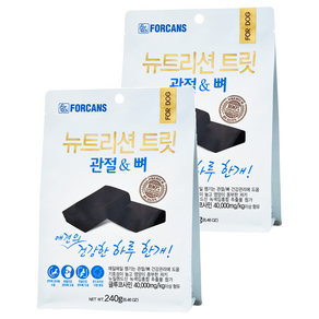 포켄스 강아지 뉴트리션 트릿 영양제, 뼈/관절강화, 2개
