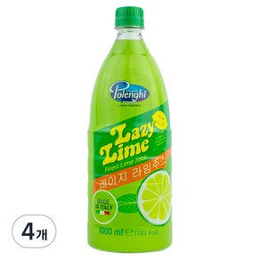 레이지레몬 라임 주스, 1L, 4개