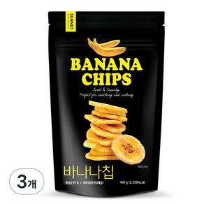 썬넛트 바나나칩, 400g, 3개