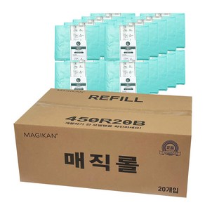 매직캔 매직롤 450 그린 20p, 1개