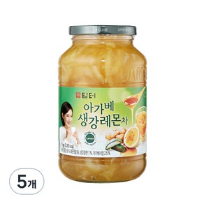 담터 아가베생강레몬차, 1kg, 1개입, 5개