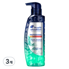 헤드앤숄더 프로페셔널 가려운 두피케어 샴푸, 300ml, 3개