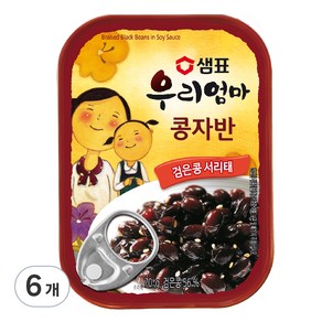 샘표 우리엄마 콩자반, 70g, 6개