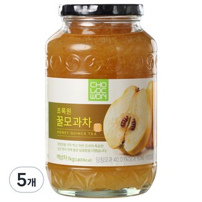 초록원 꿀모과차, 1kg, 5개입, 1세트