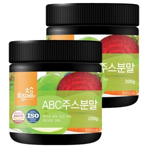 토종마을 국산 ABC주스분말, 2개, 200g