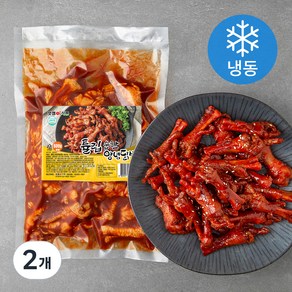 맛잽이식품 튤립 순한양념닭발 (냉동), 2개, 600g