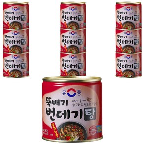 유동 뚝배기 번데기탕 얼큰한맛, 280g, 10개