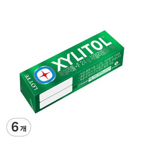 자일리톨 F 츄잉껌, 24g, 6개