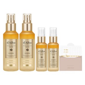 달바 화이트 트러플 수프림 인텐시브 세럼 100ml 2개+ 50ml 2개+젤클렌저 3ml x 5개 세트, 1세트