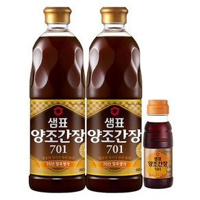 샘표 양조간장 701 860ml 2p + 501 150ml 1p, 1세트