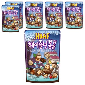 바프 헤이즐넛 봉봉, 100g, 6개