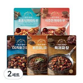 차오차이 짜장 마파두부 체험팩 180g x 5종 세트