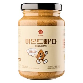 오감식탁 아몬드빠다 크런치, 260g, 1개