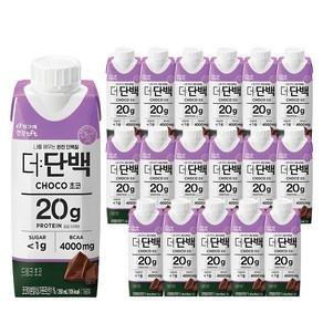 더단백 드링크 초코, 250ml, 18개