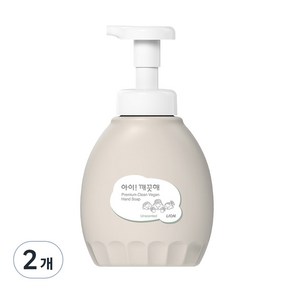 아이깨끗해 프리미엄 클린 비건 핸드워시 무향, 450ml, 2개