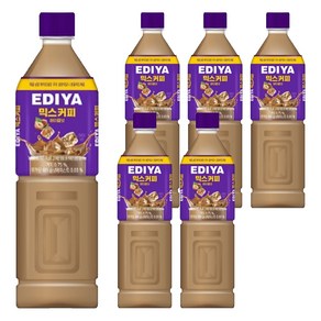 이디야 믹스커피 헤이즐넛, 6개, 1L
