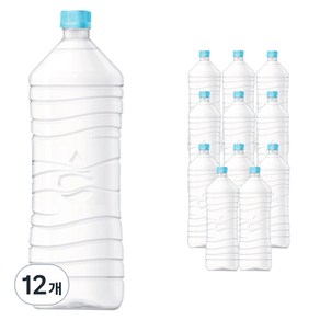 롯데칠성음료 하늘샘 생수 무라벨, 2L, 12개