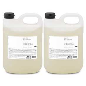 생활공작소 주방세제 자몽향, 4L, 2개