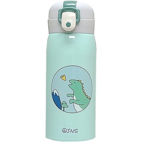 다이노소어 보온병, 민트, 350ml, 1개