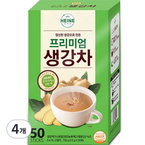 하이네 프리미엄 생강차, 15g, 50개입, 4개