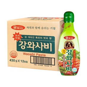 움트리 프리미엄 강와사비, 430g, 12개