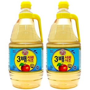 오뚜기 3배 사과식초, 1.8L, 2개