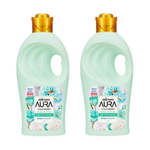 AURA 초고농축 섬유유연제 스모키머스, 1L, 2개