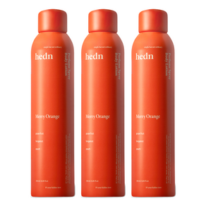 hedn 퍼퓸 스프레이 바디로션 메리오렌지향, 250ml, 3개