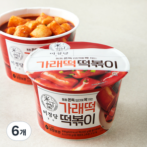 미정당 가래떡 떡볶이, 310g, 6개