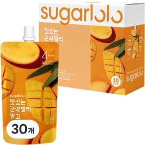 슈가로로 맛있는 곤약젤리 망고 10개입, 150g, 30개