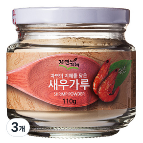 자연의지혜 새우가루, 110g, 3개